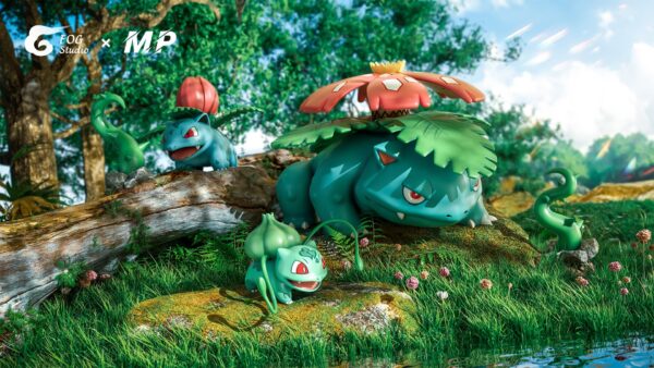 [Make-up Balance] 1/20 Scale World Figure [FOG] - Bulbasaur & Ivysaur & Venusaur
