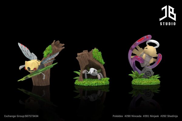 [Pre-Order] 1/20 Scale World Figure [JB Studio] - Nincada & Ninjask & Shedinja - Image 2