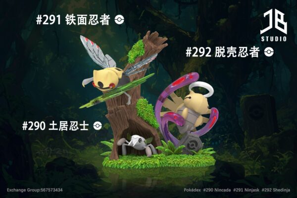 [Pre-Order] 1/20 Scale World Figure [JB Studio] - Nincada & Ninjask & Shedinja