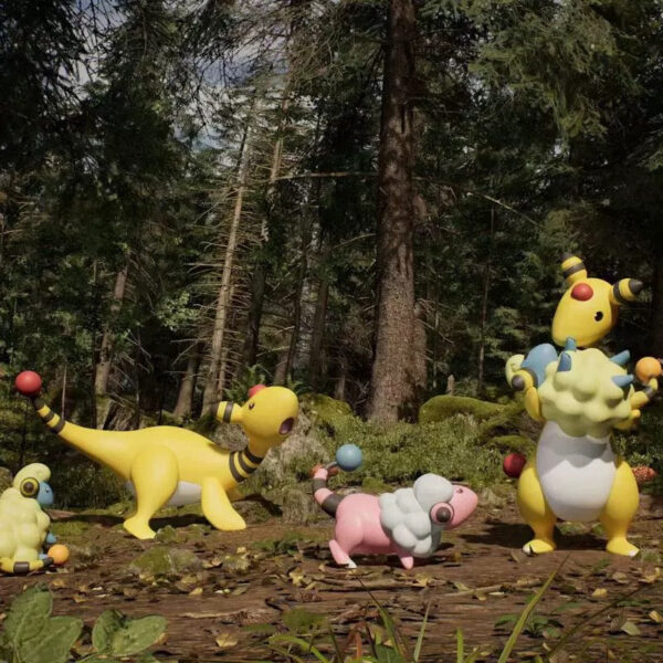 [Pre-Order] 1/20 Scale World Figure [Mega] - Ampharos & Flaaffy& Mareep