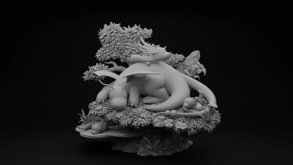 [Pre-Order] 1/20 Scale World Figure [DM VIP] - Sleep Dragonite Set