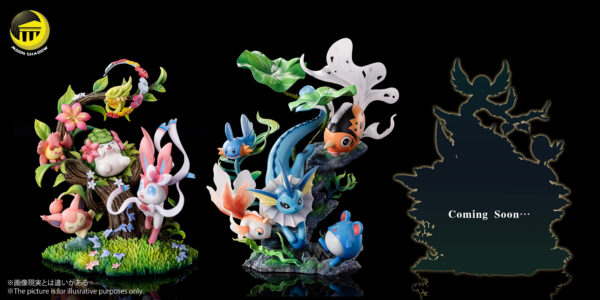 [Pre-Order] 1/20 Scale World Figure [Moon Shadow] -Vaporeon & Goldeen & Seaking & Mudkip & Marill - Image 7