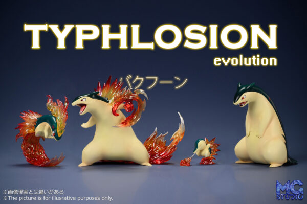 [Make-up Balance] 1/20 Scale World Figure [MG Studio] - Cyndaquil & Quilava & Typhlosion