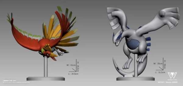 [Pre-Order] 1/20 Scale World Figure [Wonder] -Ho-Oh & Lugia - Image 6