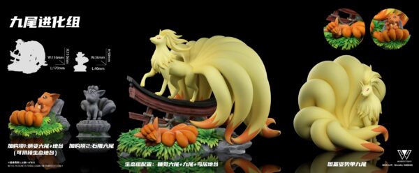 [Pre-Order] 1/20 Scale World Figure [Wonder] -Ninetales & Vulpix & Komala - Image 5