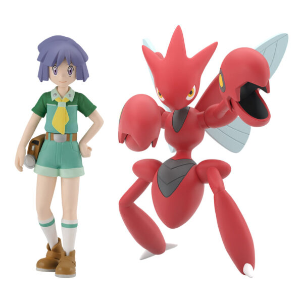 [Make-Up Balance] 1/20 Scale World Figure [bandai] -Tsukushi& Scizor - Image 3