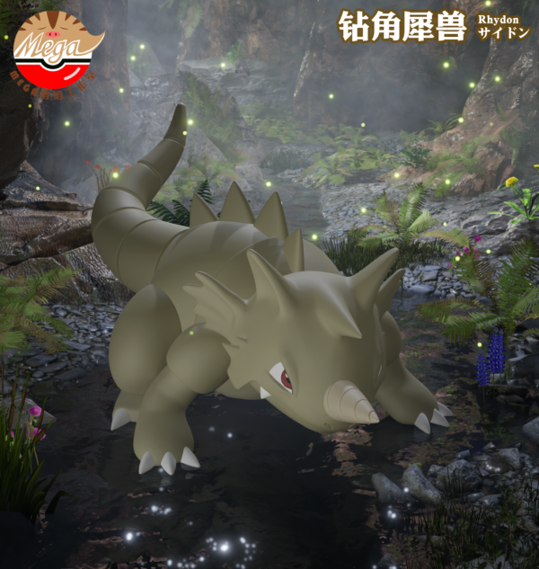 [Pre-Order] 1/20 Scale World Figure [Mega] - Rhydon & Rhyperior - Image 2