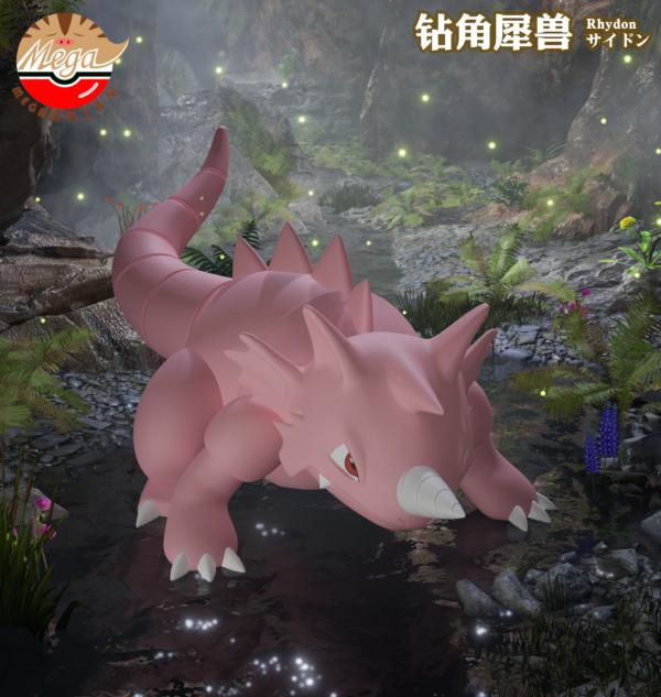 [Pre-Order] 1/20 Scale World Figure [Mega] - Rhydon & Rhyperior - Image 3