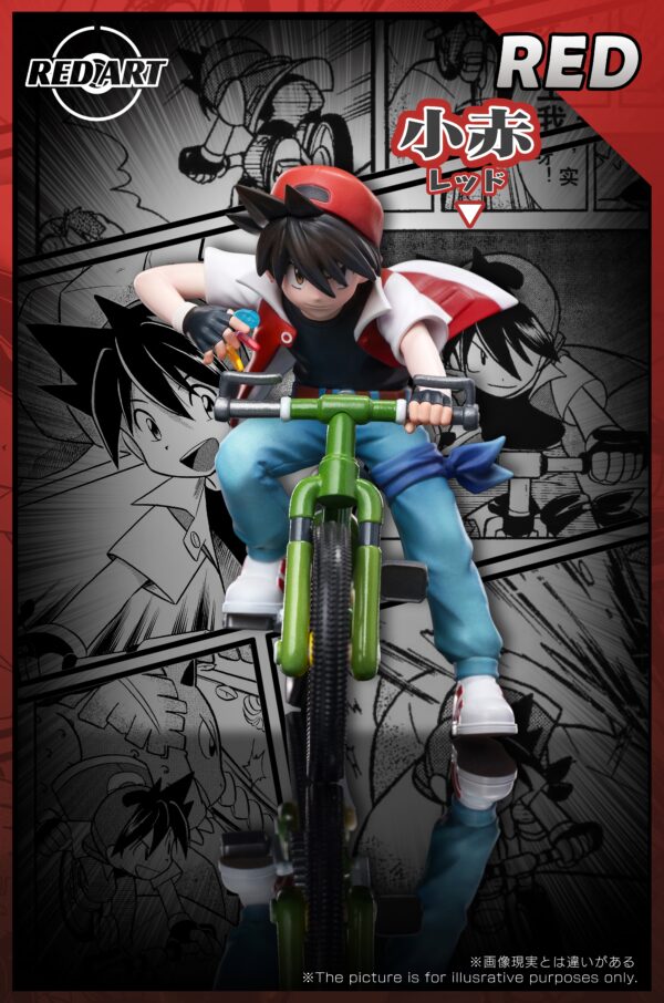 [Make-up Balance] 1/20 Scale World Figure [Red Art Studio] - Red (Adventures) on Bike