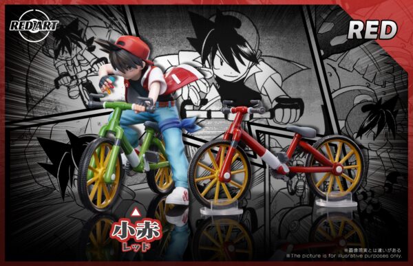 [Make-up Balance] 1/20 Scale World Figure [Red Art Studio] - Red (Adventures) on Bike - Image 3
