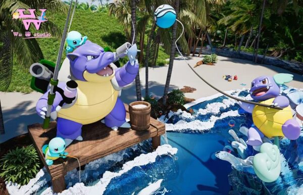 [Pre-Order] 1/20 Scale World Figure [Wu Studio] - Blastoise & Wartortle & Squirtle - Image 2