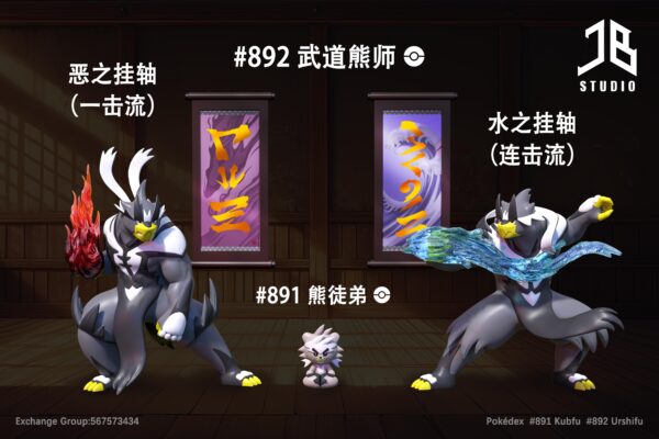 [Pre-Order] 1/20 Scale World Figure [JB] -Cubfu&Urshifu