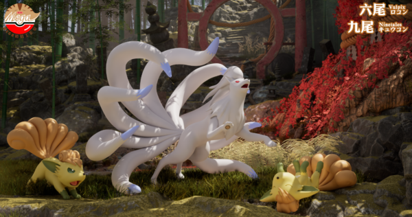 [Pre-Order] 1/20 Scale World Figure [Mega] - Vulpix & Ninetales - Image 2