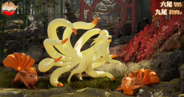 [Pre-Order] 1/20 Scale World Figure [Mega] - Vulpix & Ninetales