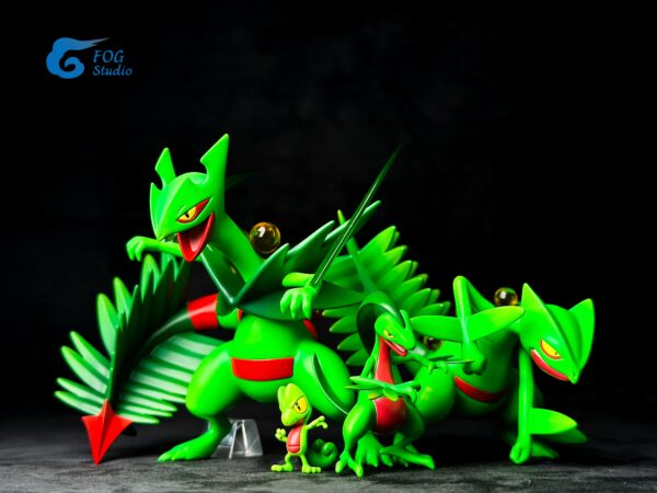 [Make-Up Balance] 1/20 Scale World Figure [FOG] - Treecko & Grovyle & Sceptile & Mega Sceptile