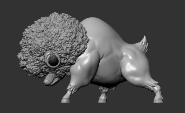 [Pre-Order] 1/20 Scale World Figure [MH] - Tauros + Bouffalant (Semi-Ready Stock) - Image 9