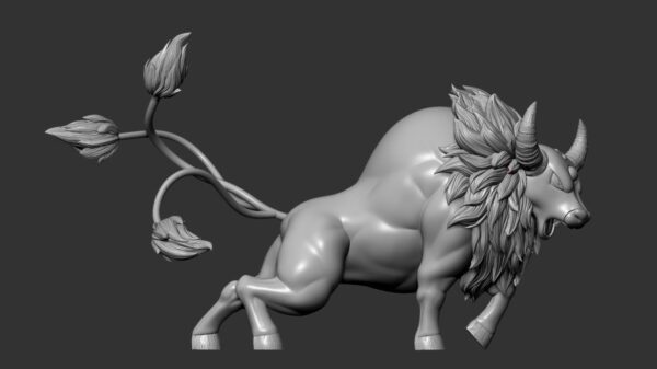 [Pre-Order] 1/20 Scale World Figure [MH] - Tauros + Bouffalant (Semi-Ready Stock) - Image 7