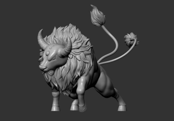 [Pre-Order] 1/20 Scale World Figure [MH] - Tauros + Bouffalant (Semi-Ready Stock) - Image 5