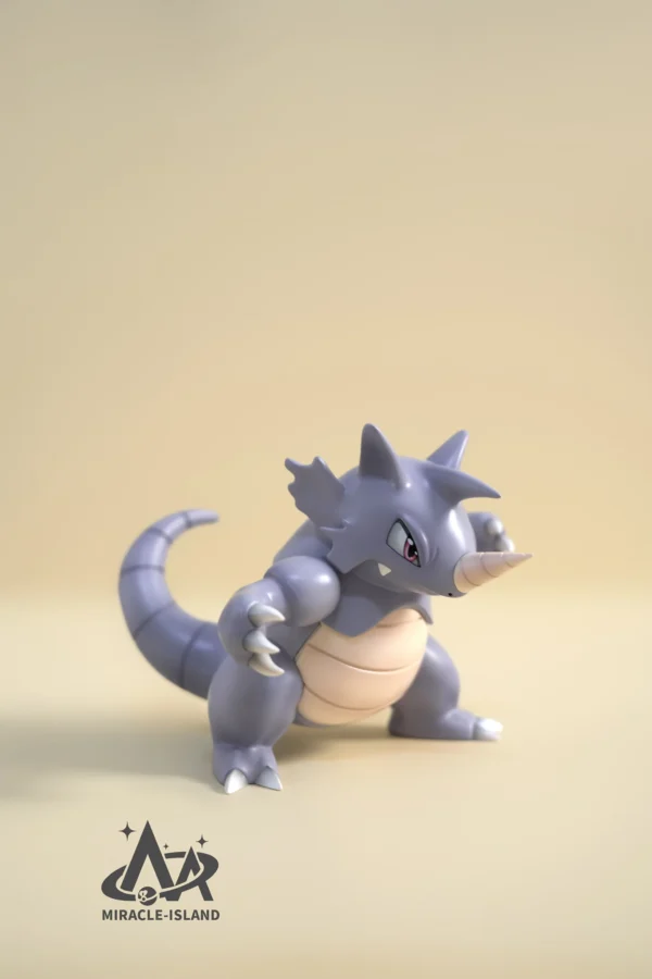 [Pre-Order] 1/20 Scale World Figure [Miracle Island] - Rhyhorn & Rhydon - Image 3