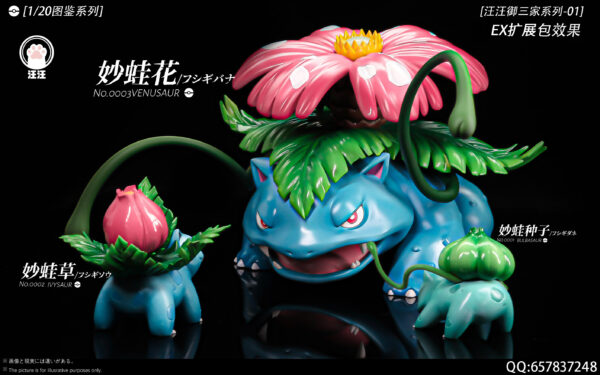 [Pre-Order] 1/20 Scale World Figure [WW Studio] - Bulbasaur & Ivysaur & Venusaur - Image 8