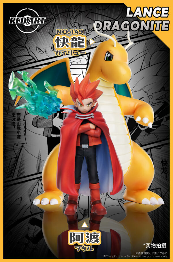 [Pre-Order] 1/20 Scale World Figure [Red Art Studio] - Lance & Dragonite (Adventures)