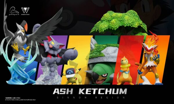 [Pre-Order] 1/20 Scale World Figure [Wonder] -Pikachu & Buizel & Gliscor & Infernape & Staraptor & Torterra - Image 5