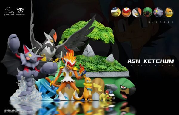 [Pre-Order] 1/20 Scale World Figure [Wonder] -Pikachu & Buizel & Gliscor & Infernape & Staraptor & Torterra
