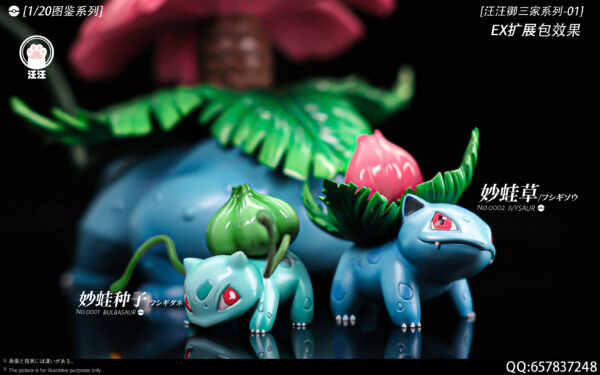 [Pre-Order] 1/20 Scale World Figure [WW Studio] - Bulbasaur & Ivysaur & Venusaur - Image 11