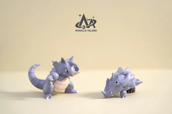 [Pre-Order] 1/20 Scale World Figure [Miracle Island] - Rhyhorn & Rhydon