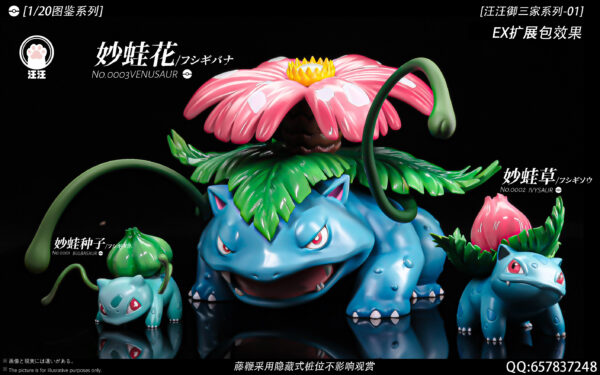 [Pre-Order] 1/20 Scale World Figure [WW Studio] - Bulbasaur & Ivysaur & Venusaur - Image 9