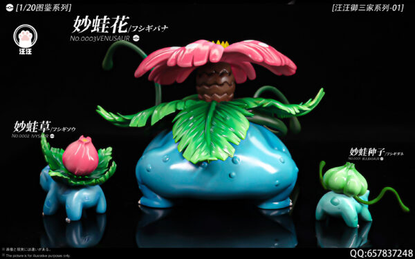 [Pre-Order] 1/20 Scale World Figure [WW Studio] - Bulbasaur & Ivysaur & Venusaur - Image 6