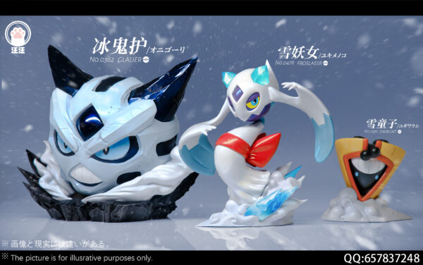 [Pre-Order] 1/20 Scale World Figure [WW Studio] - Snorunt & Glalie & Froslass