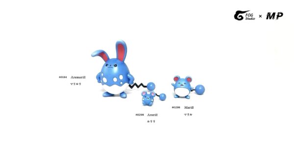 [Pre-Order] 1/20 Scale World Figure [FOG] - Marill & Azumarill & Azurill