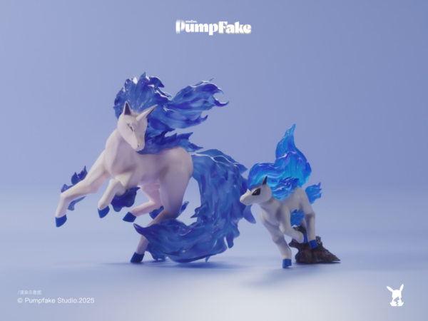 [Pre-Order] 1/20 Scale World Figure [PumpFake] - Ponyta & Rapidash - Image 4