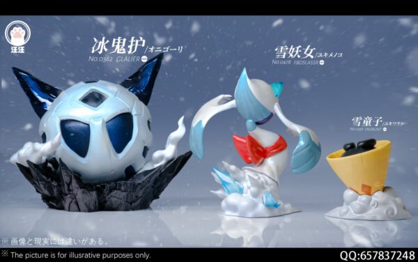 [Pre-Order] 1/20 Scale World Figure [WW Studio] - Snorunt & Glalie & Froslass - Image 3