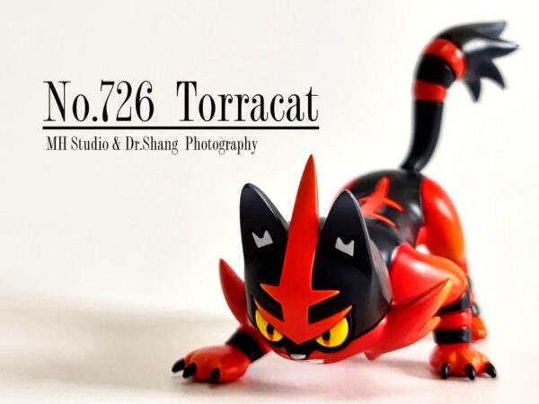 [IN STOCK] 1/20 Scale World Figure [MH] - Litten & Torracat & Incineroar - Image 7